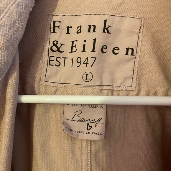 Frank and Eileen Barry button down, size large, EUC, dusty pink - Picture 2 of 4